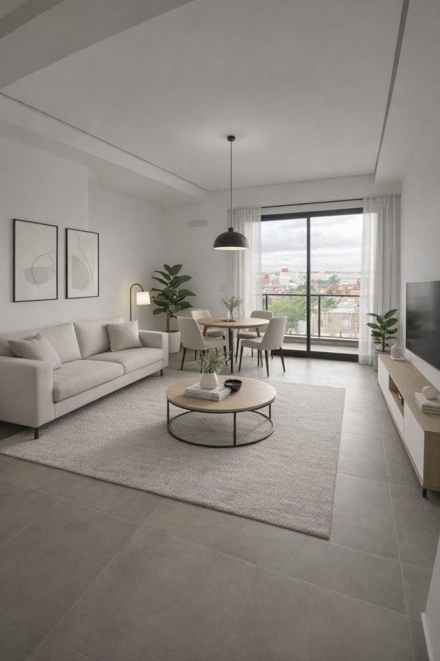 DEPARTAMENTO SEMIPISO A ESTRENAR CON BALCON Y PARRILLA